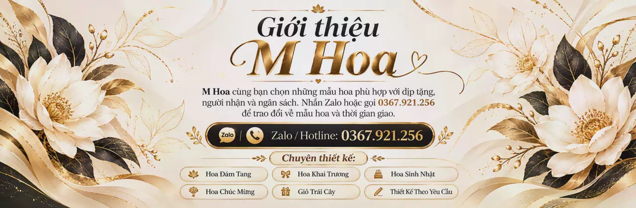 Ảnh bìa Shop hoa tươi Xã Tiên Thuỷ Vĩnh Long - Chọn sắc hoa cho người thương